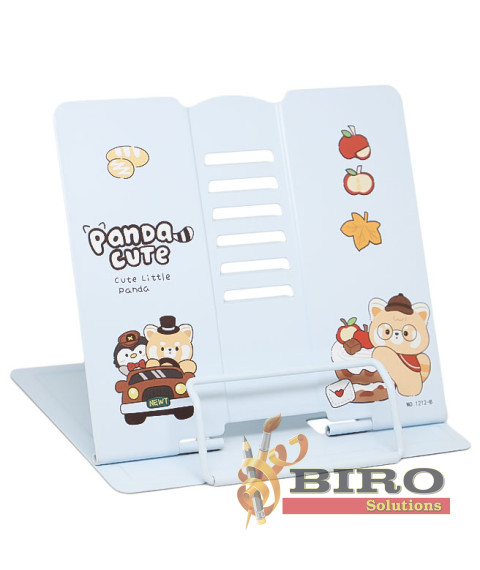 Suport pentru cărți Panda Cute, albastru deschis